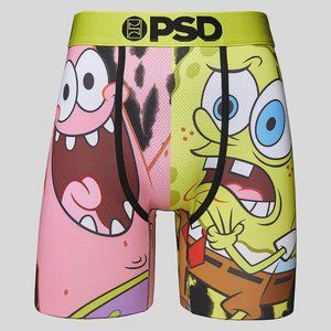 NWT PSD x Spongebob Squarepants & Patrick BFFs Mens Boxer Briefs Underwear
